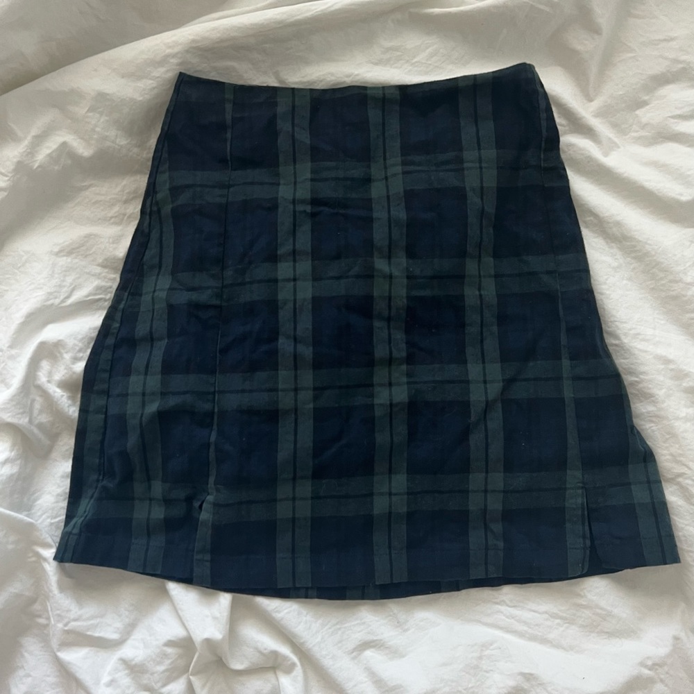Plaid Mini Skirt Brandy Melville
